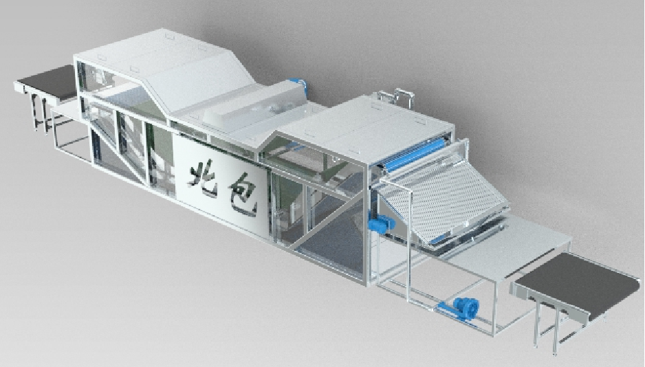 隧道式浸液速冻锁鲜机